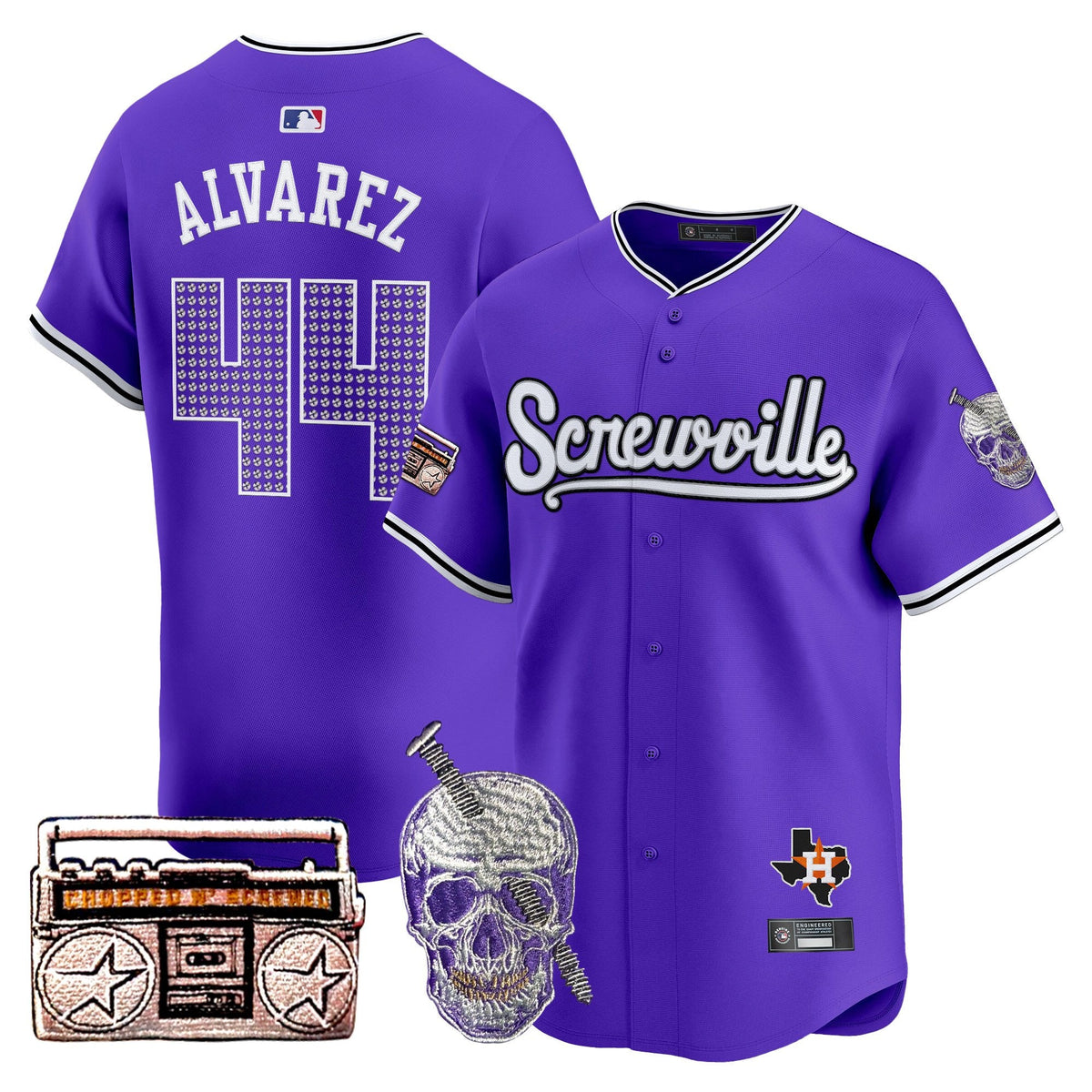 Astros DJ Screw 2025 Vapor Premier Limited Jersey - Stitched