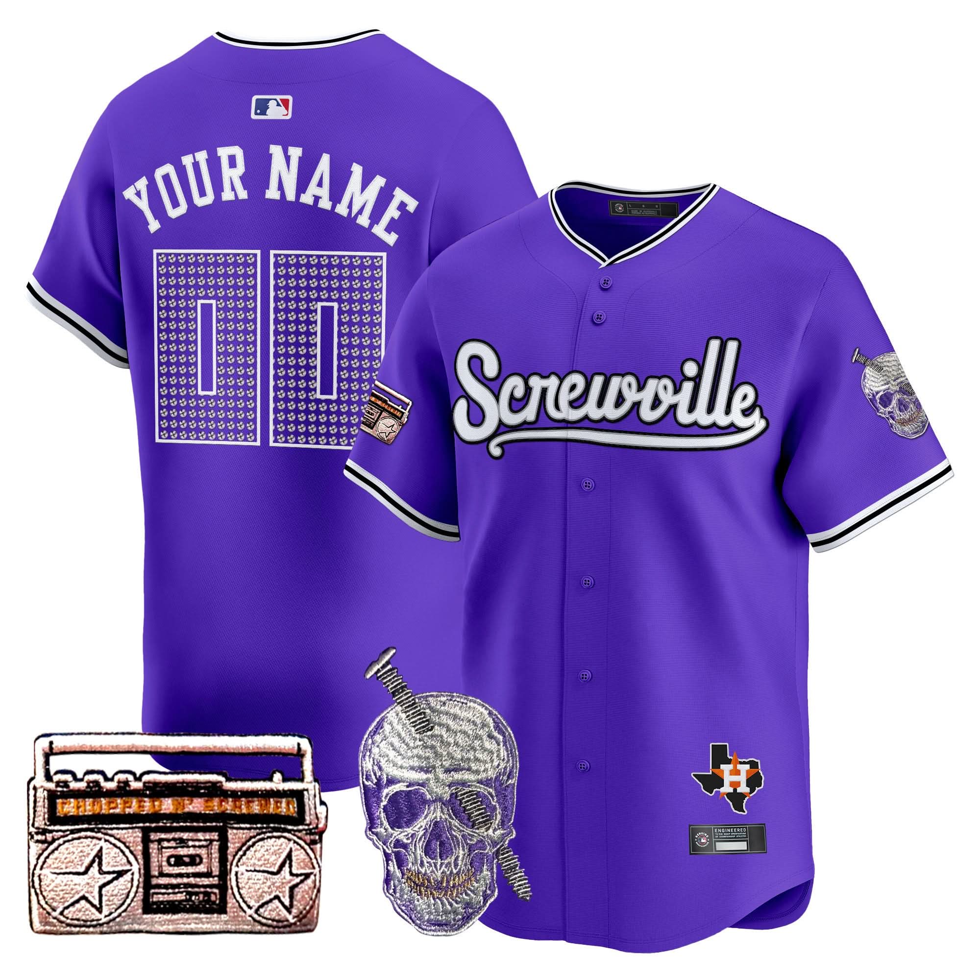 HA DJ Screw 2025 Vapor Premier Limited Custom Jersey - Stitched
