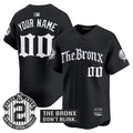 NYY 'The Bronx - Gothic Ink Drop Edition' Vapor Premier Limited Custom Jersey - Stitched