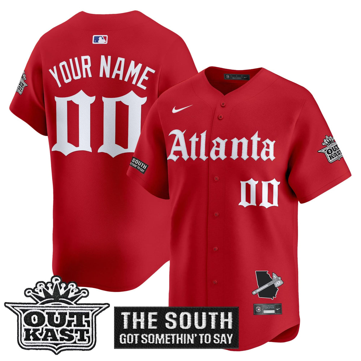 AB 'Gothic South x Outkast Edition' Vapor Premier Limited Custom Jersey - Stitched