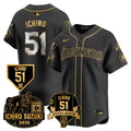 SM Ichiro Number Retirement Jersey - Stitched