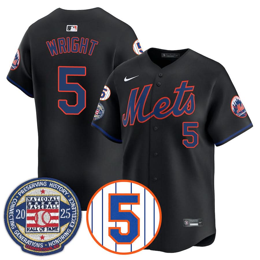 NYM Number Retirement & Hall of Fame Gold Jersey - Stitched