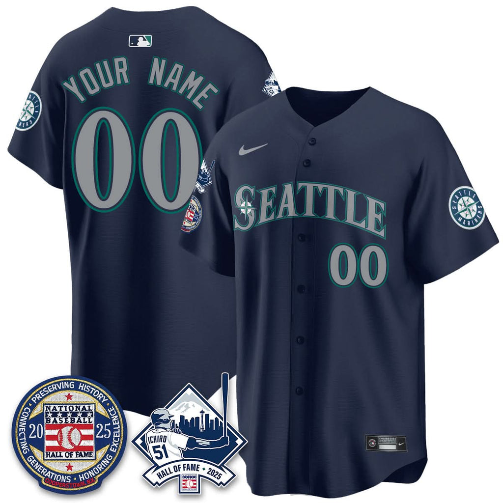 SM Ichiro Number Retirement Jersey V2 - Stitched