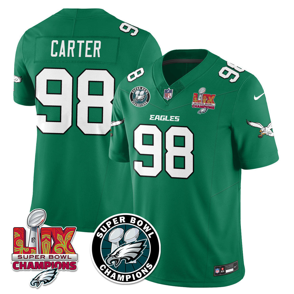Men's Philadelphia Eagles Super Bowl LIX Champions Jersey V2 - All Stitched