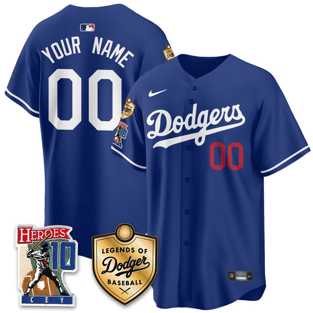 LAD Ron Cey "Legends Of LAD Baseball" Jersey - Stitched