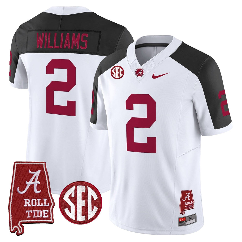 ACT Throwback Vapor Limited Jersey - Alabama Map
