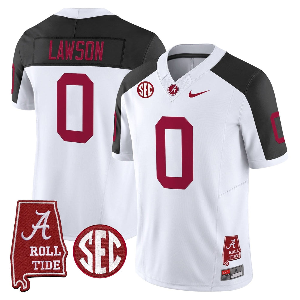 ACT Throwback Vapor Limited Jersey - Alabama Map