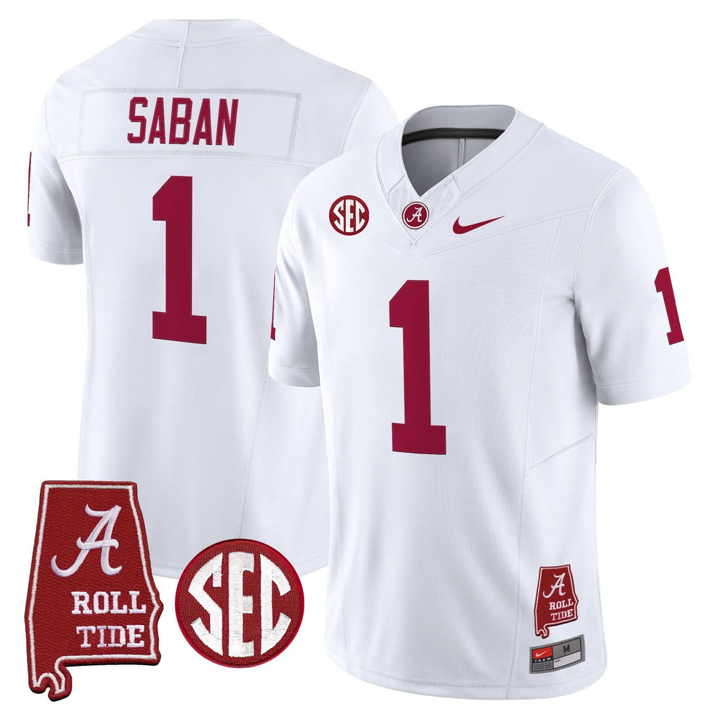 ACT Throwback Vapor Limited Jersey - Alabama Map