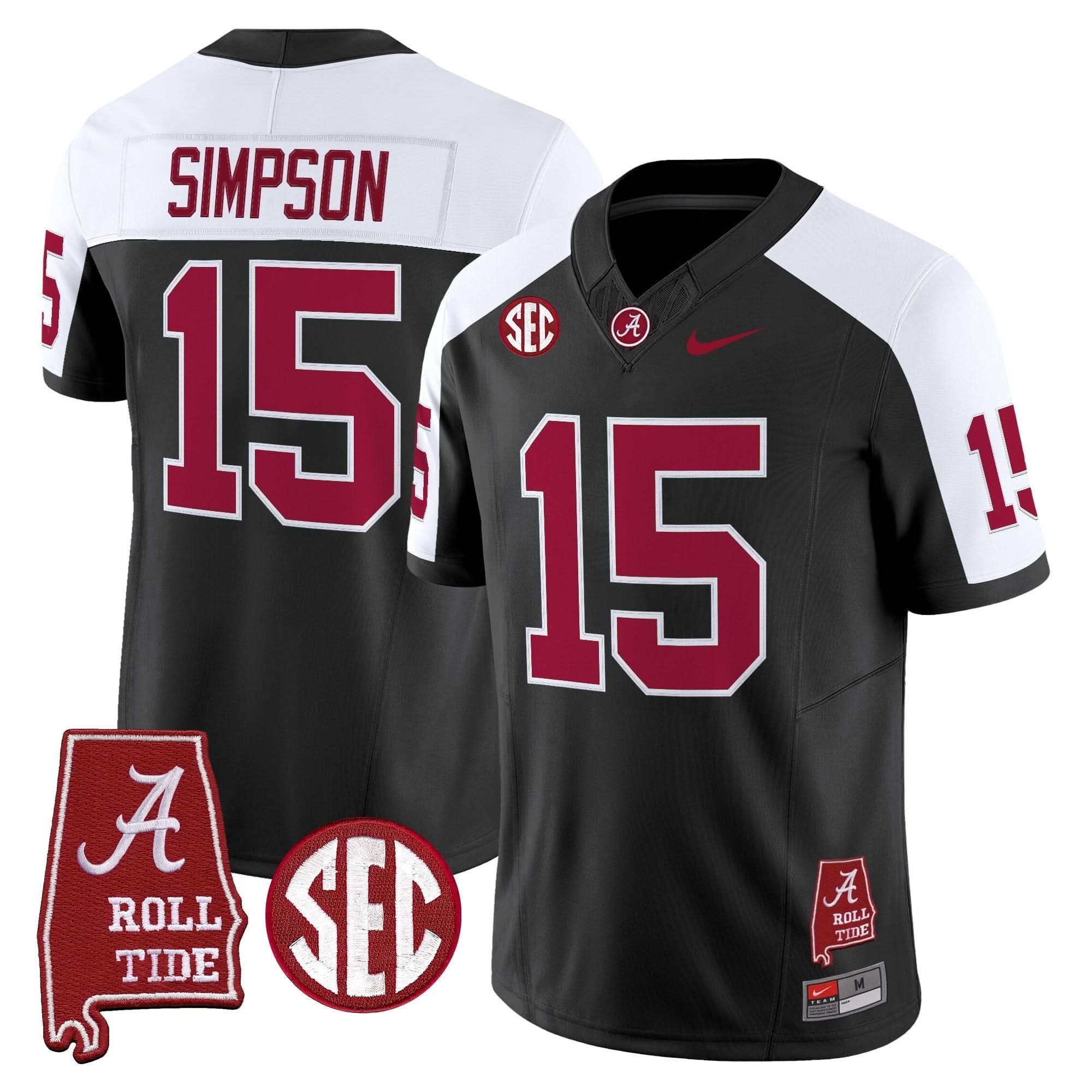 ACT Throwback Vapor Limited Jersey - Alabama Map