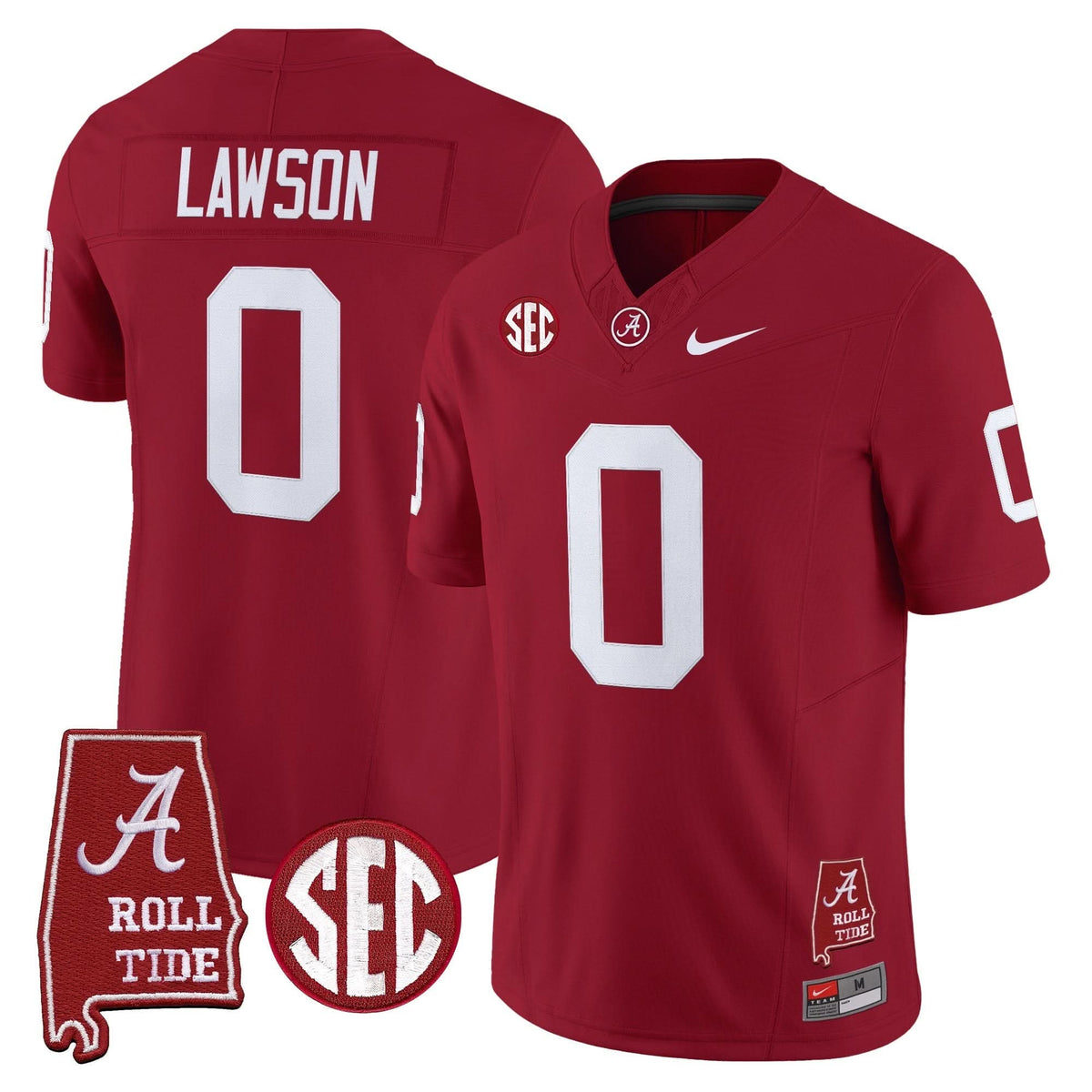 ACT Throwback Vapor Limited Jersey - Alabama Map