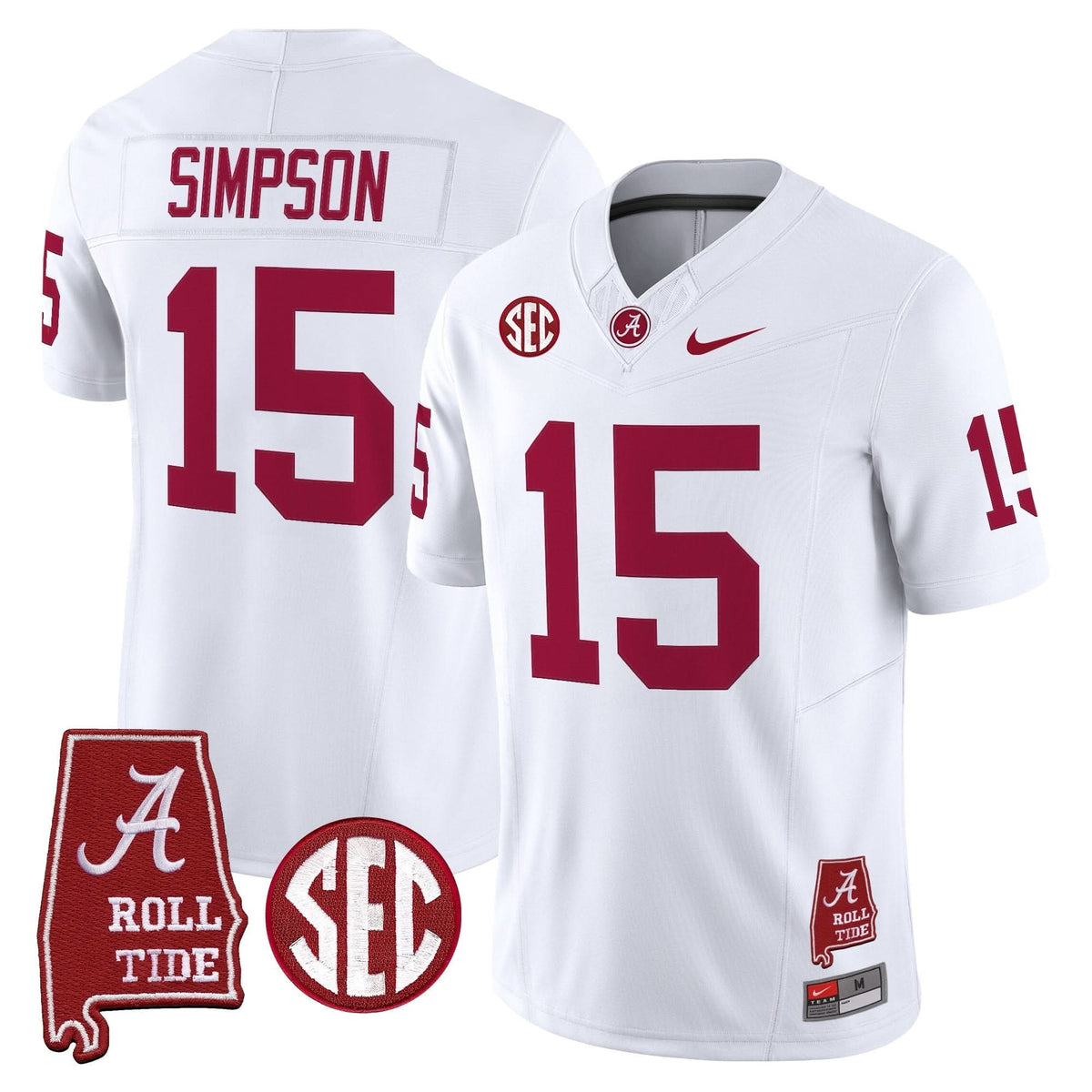 ACT Throwback Vapor Limited Jersey - Alabama Map