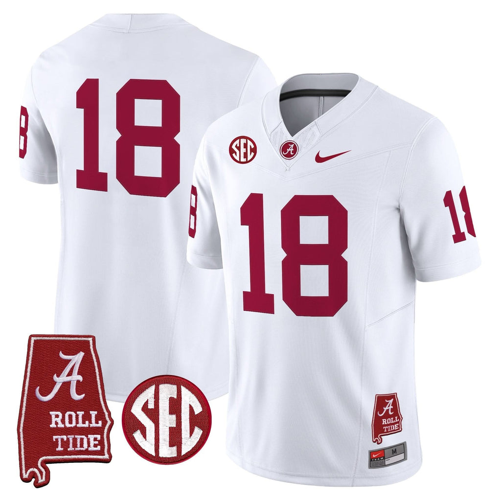ACT Throwback Vapor Limited Jersey - Alabama Map