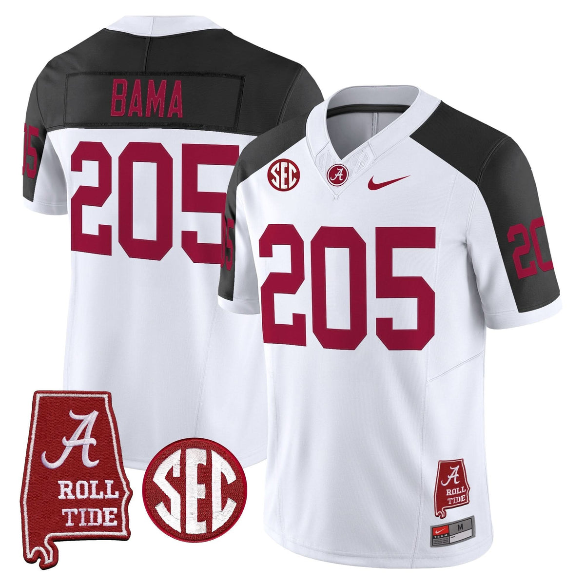 ACT Throwback Vapor Limited Jersey - Alabama Map
