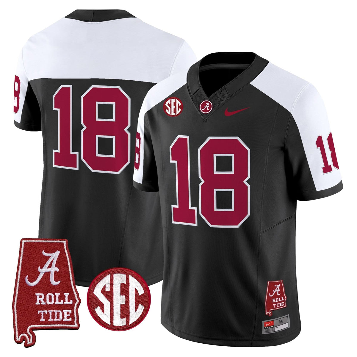 ACT Throwback Vapor Limited Jersey - Alabama Map