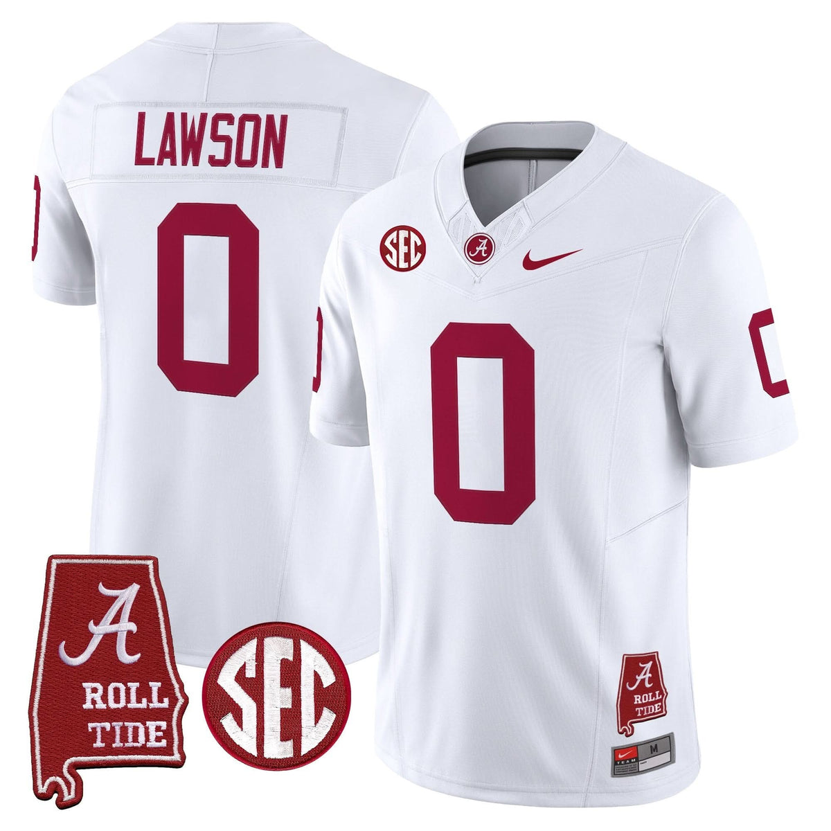 ACT Throwback Vapor Limited Jersey - Alabama Map