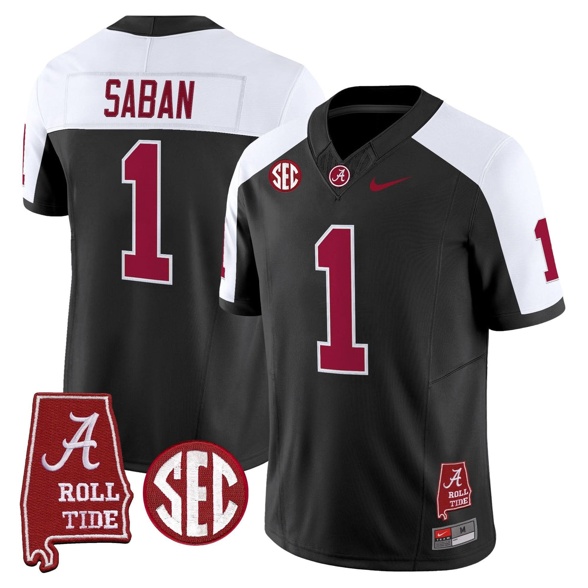 ACT Throwback Vapor Limited Jersey - Alabama Map