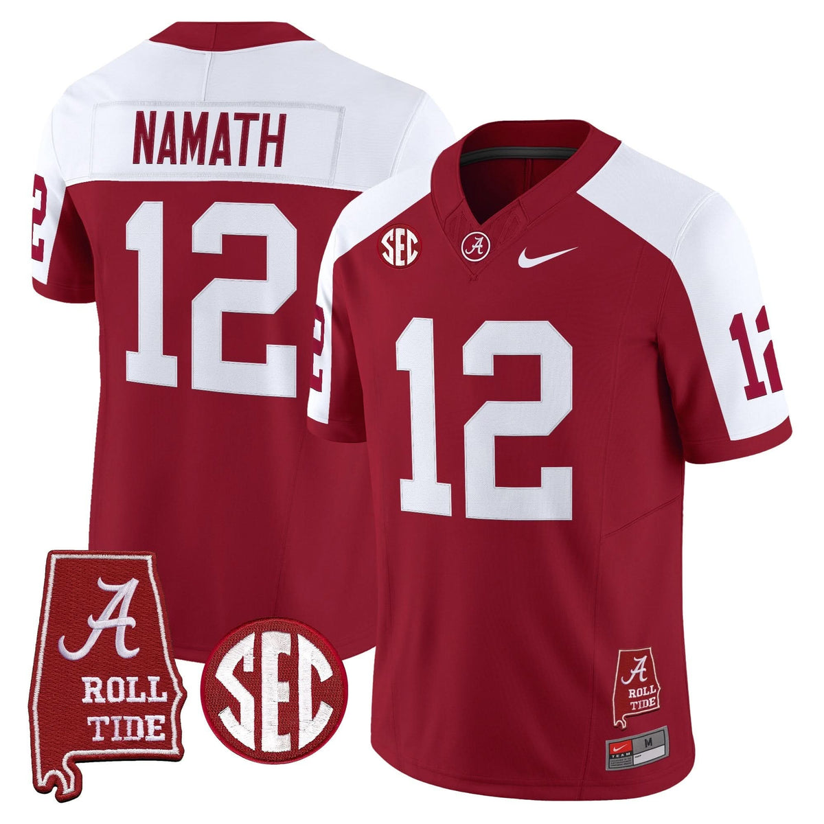 ACT Throwback Vapor Limited Jersey - Alabama Map