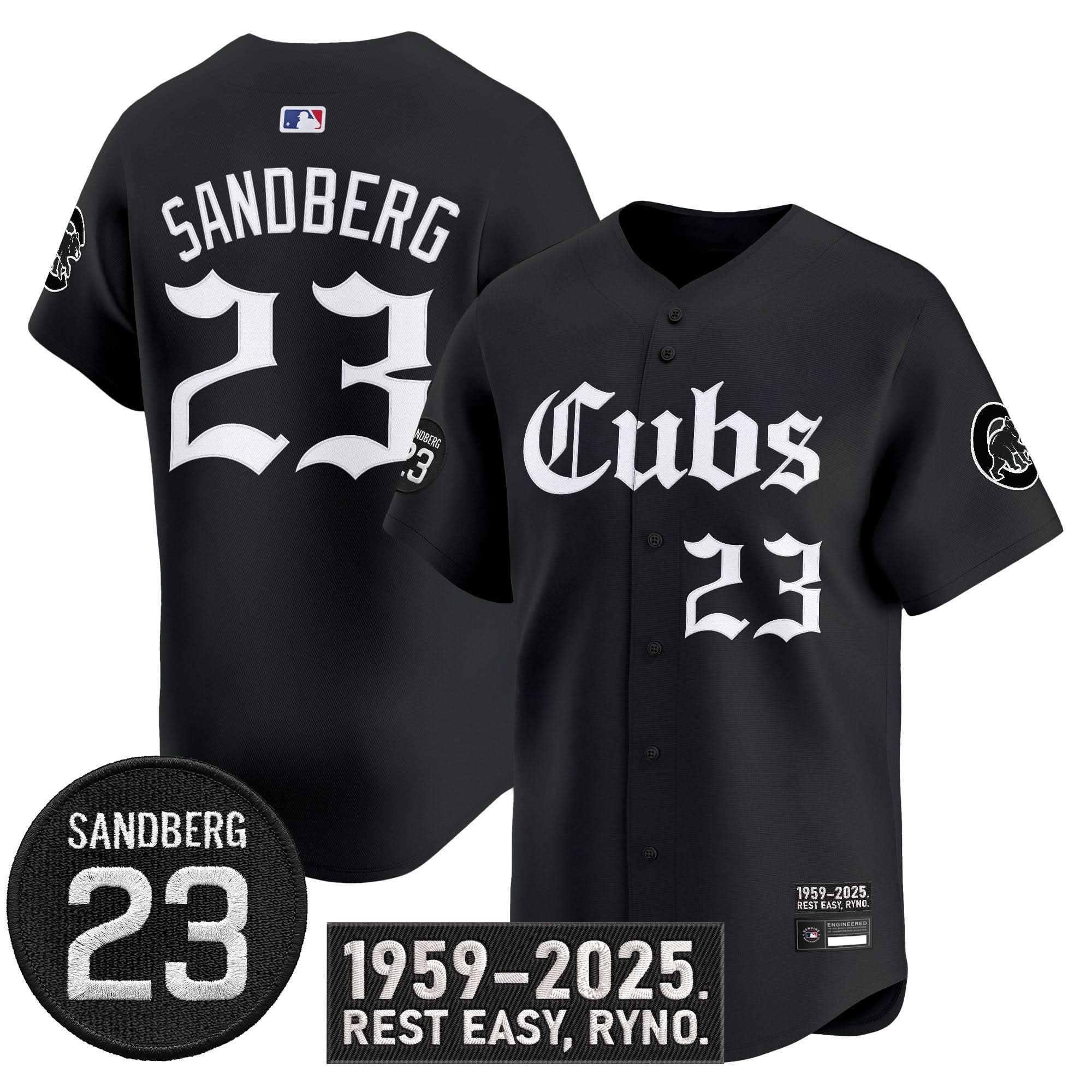 CC 'Ryne Sandberg Tribute' Vapor Premier Limited Jersey - Stitched