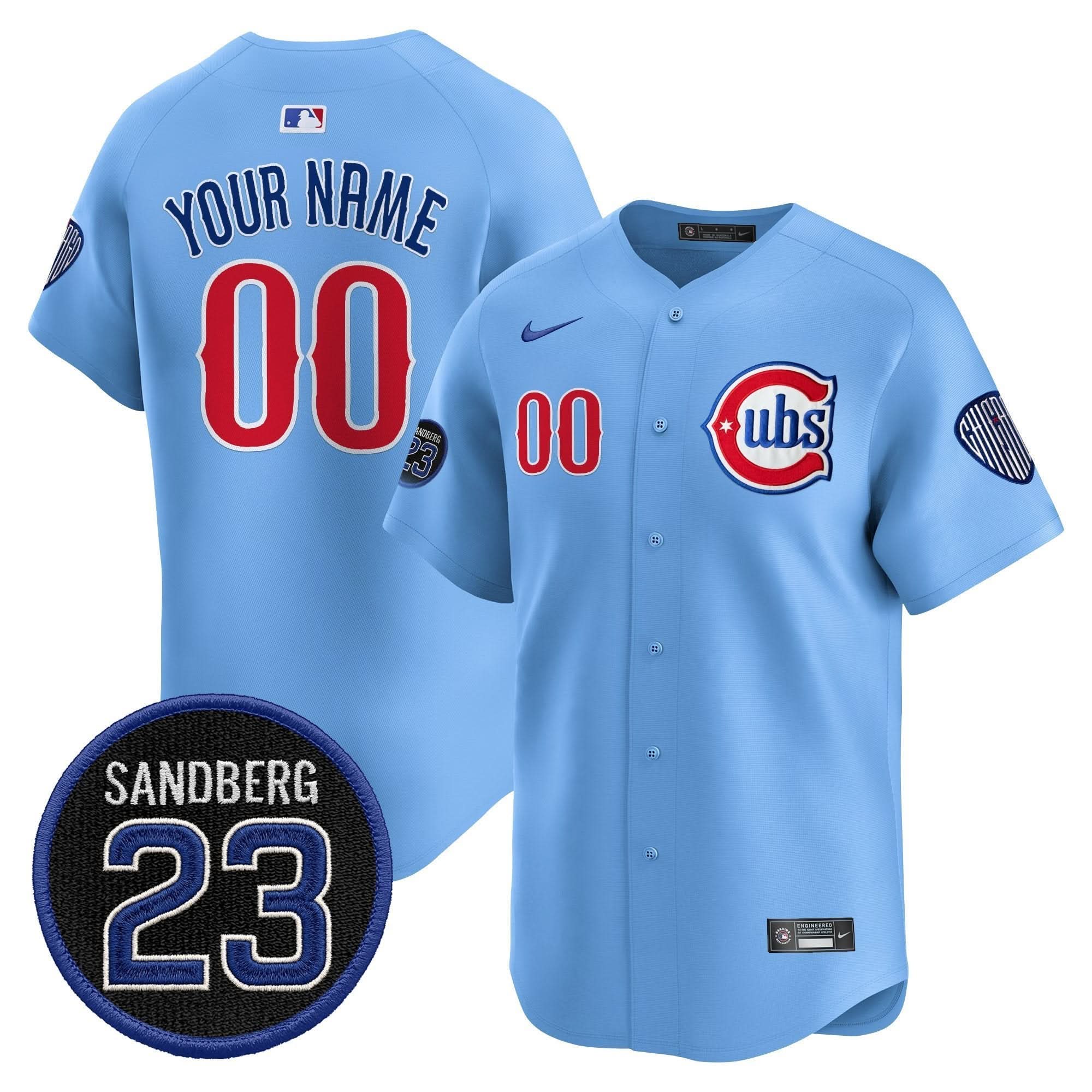 CC 'Ryne Sandberg Tribute' Vapor Premier Limited Custom Jersey V2