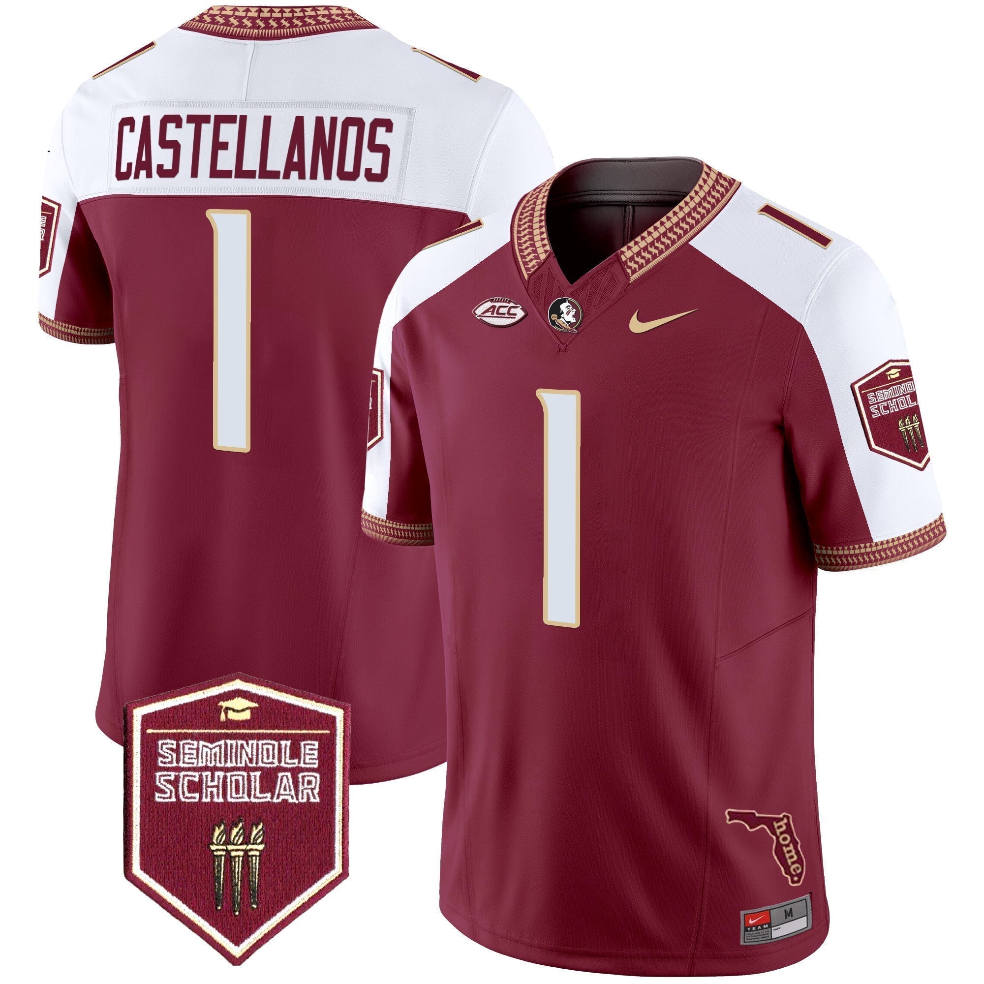 FSS 2025 Seminole Scholar Patch Vapor Limited Jersey