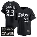 CC 'Ryne Sandberg Tribute' Vapor Premier Limited Jersey - Gothic Edition - Stitched