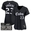 Women's CC 'Ryne Sandberg Tribute' Vapor Premier Limited Jersey - Gothic Edition - Stitched