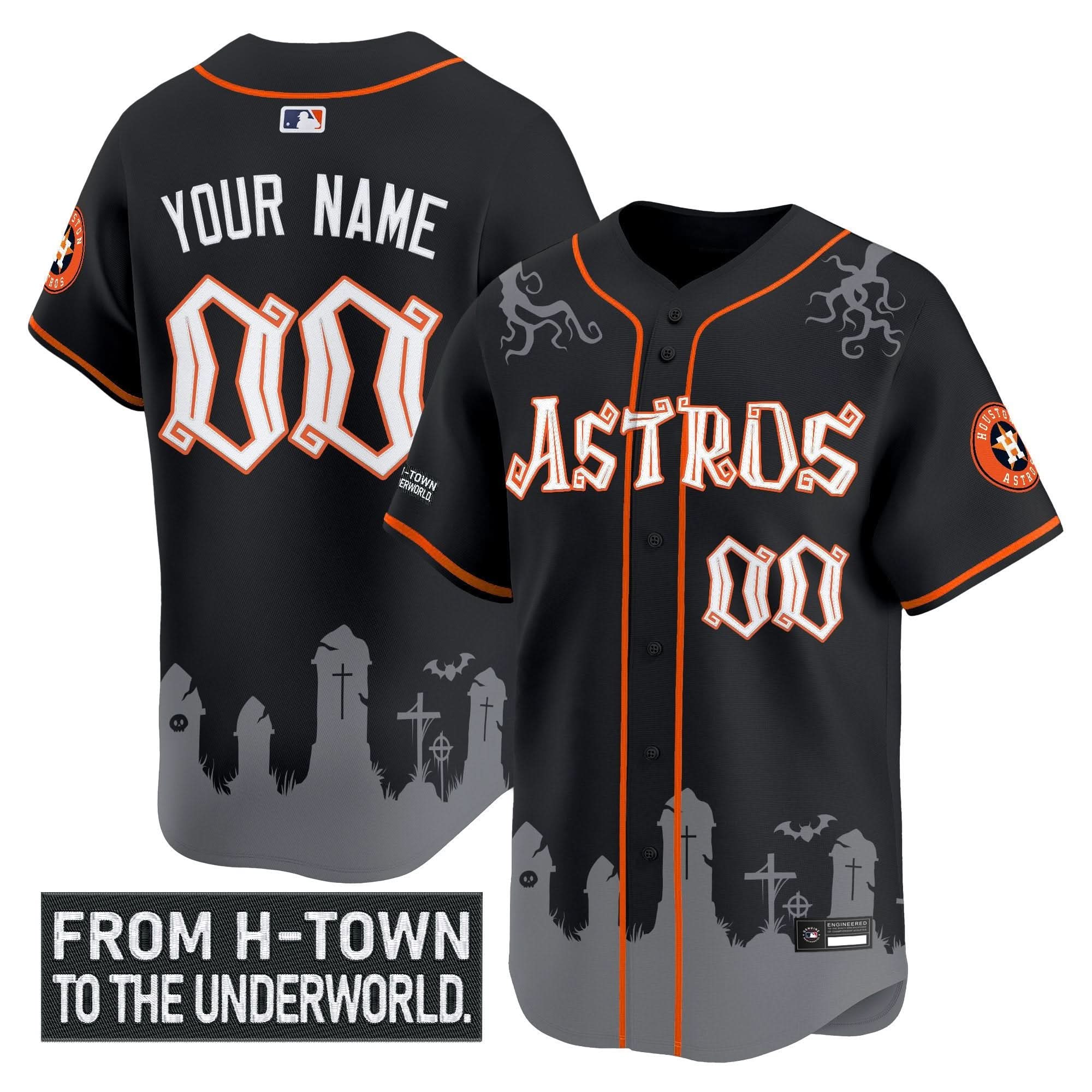 HA 'Halloween Shadows Edition' Vapor Premier Limited Custom Jersey - Stitched