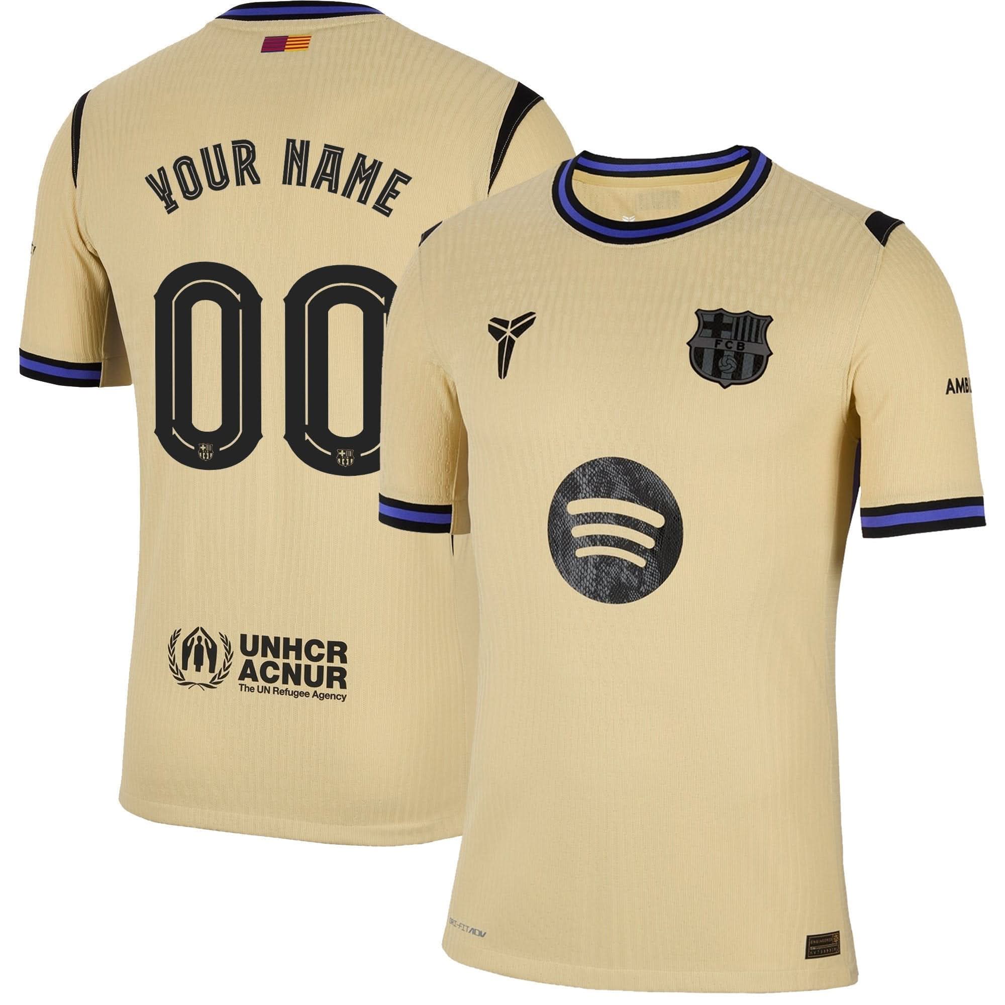 FC Barcelona x Kobe Bryant Edition 2025/26 Limited Custom Jersey