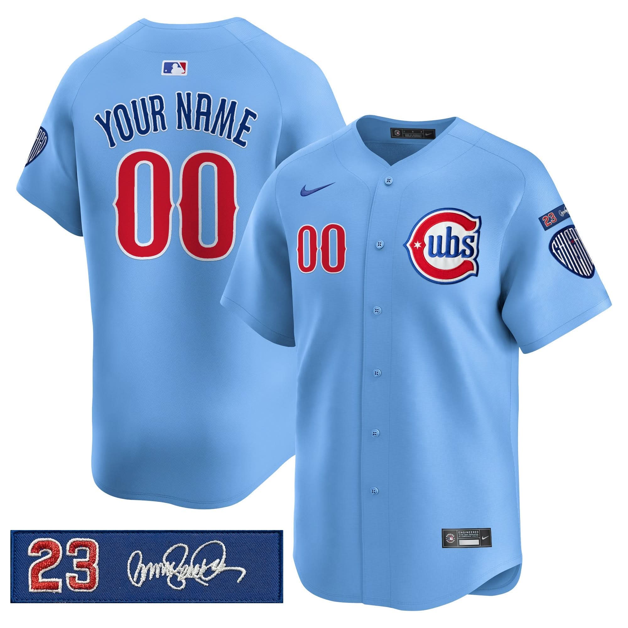 CC 'Ryne Sandberg Tribute' Vapor Premier Limited Custom Jersey V3 - Stitched