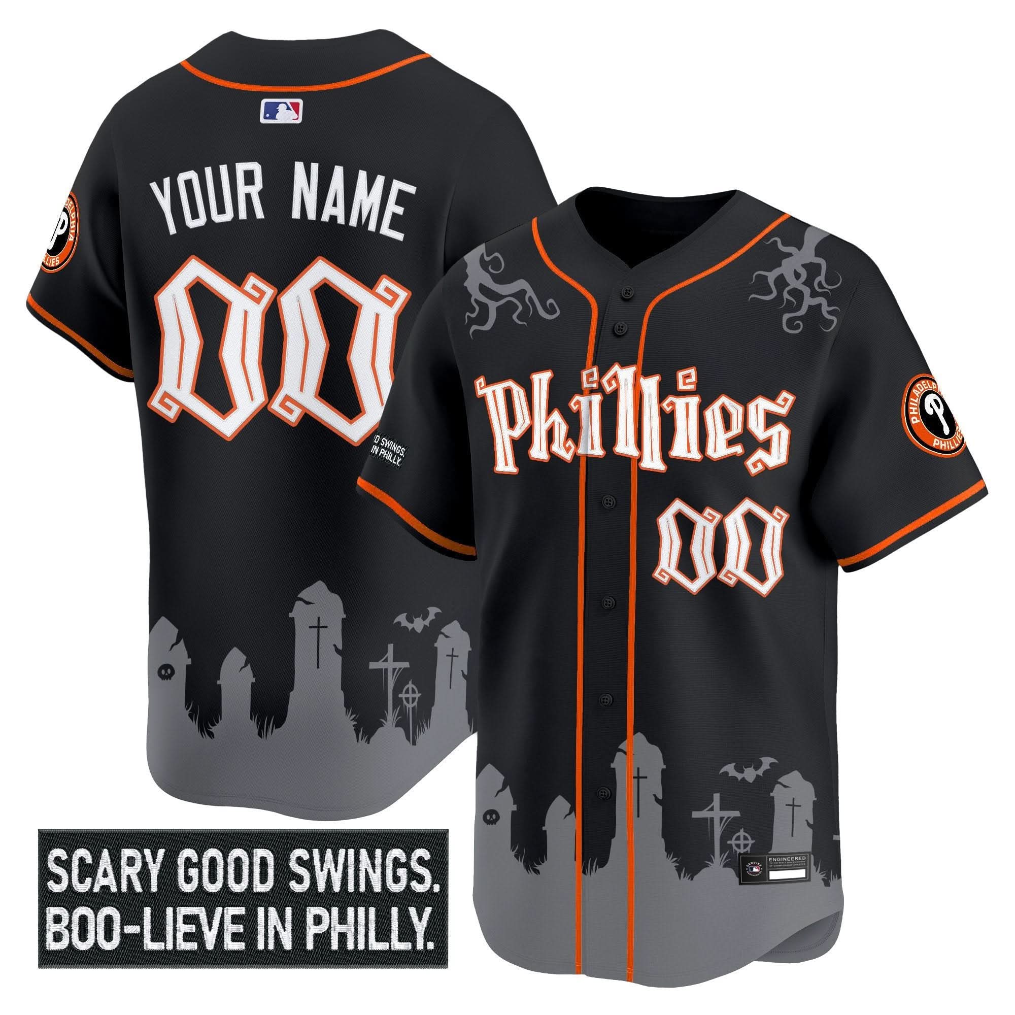 PP 'Halloween Spooky Edition' Premier Limited Custom Jersey - Stitched