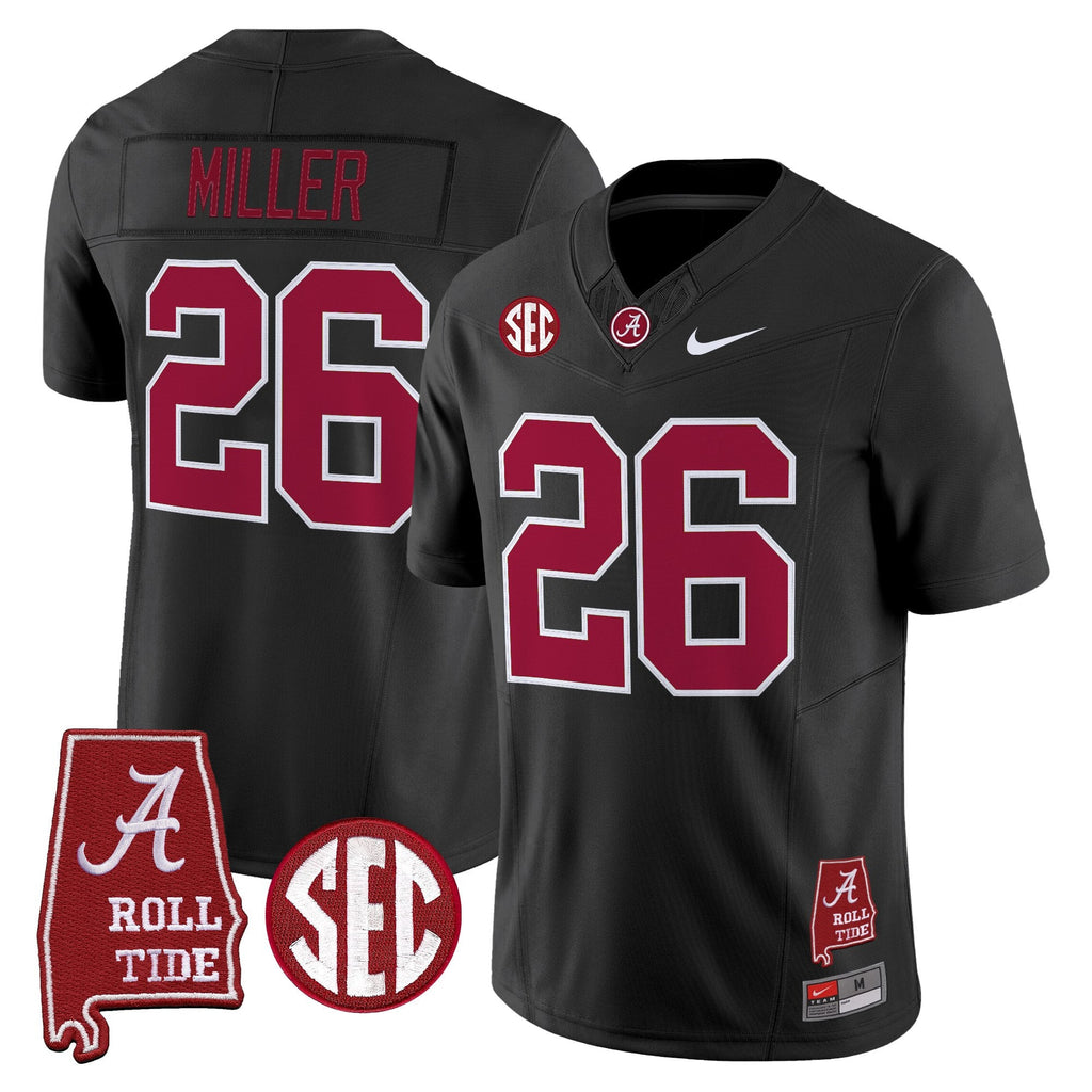 BAMA 2026 Vapor Limited Jersey - Alabama Map - Stitched