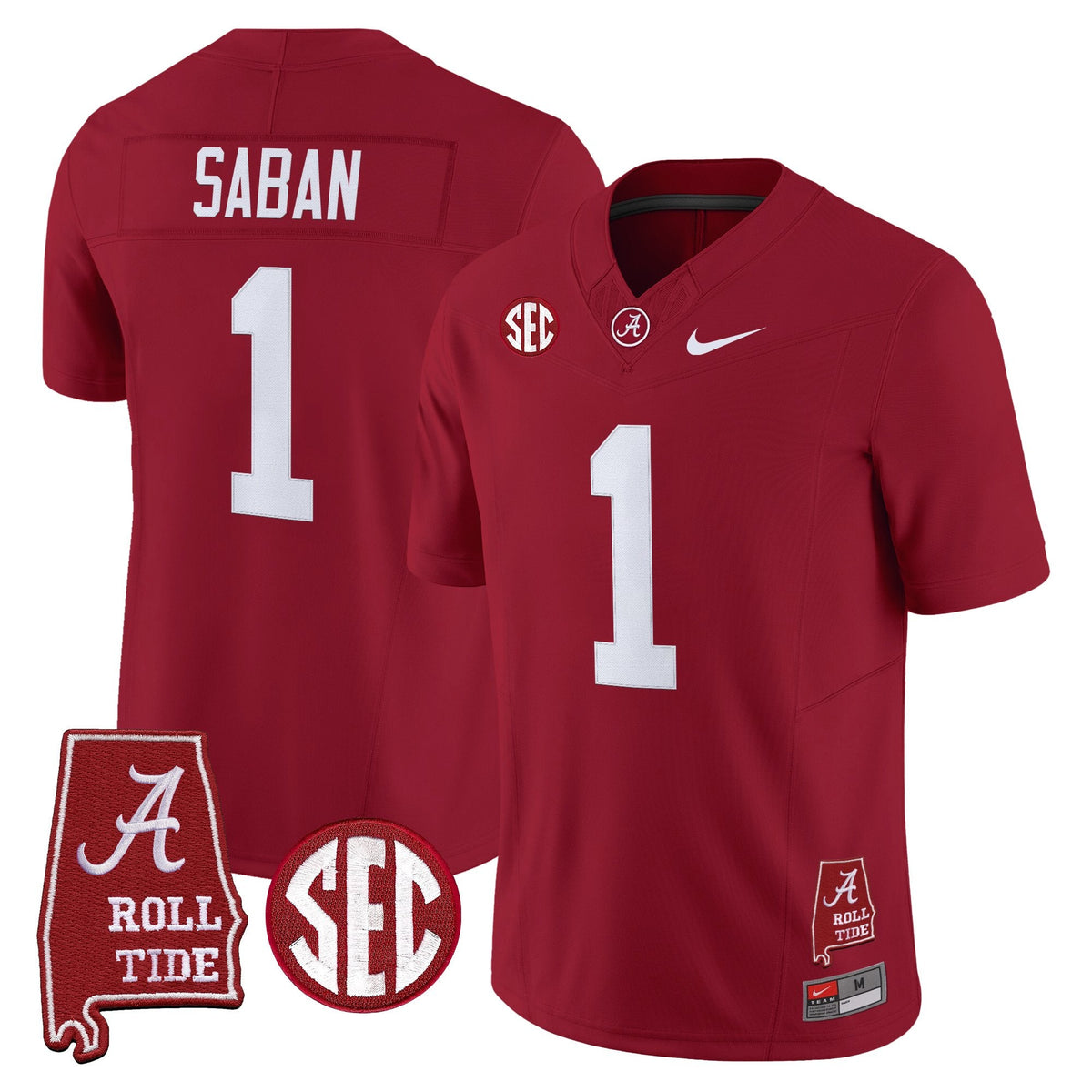 BAMA 2026 Vapor Limited Jersey - Alabama Map - Stitched