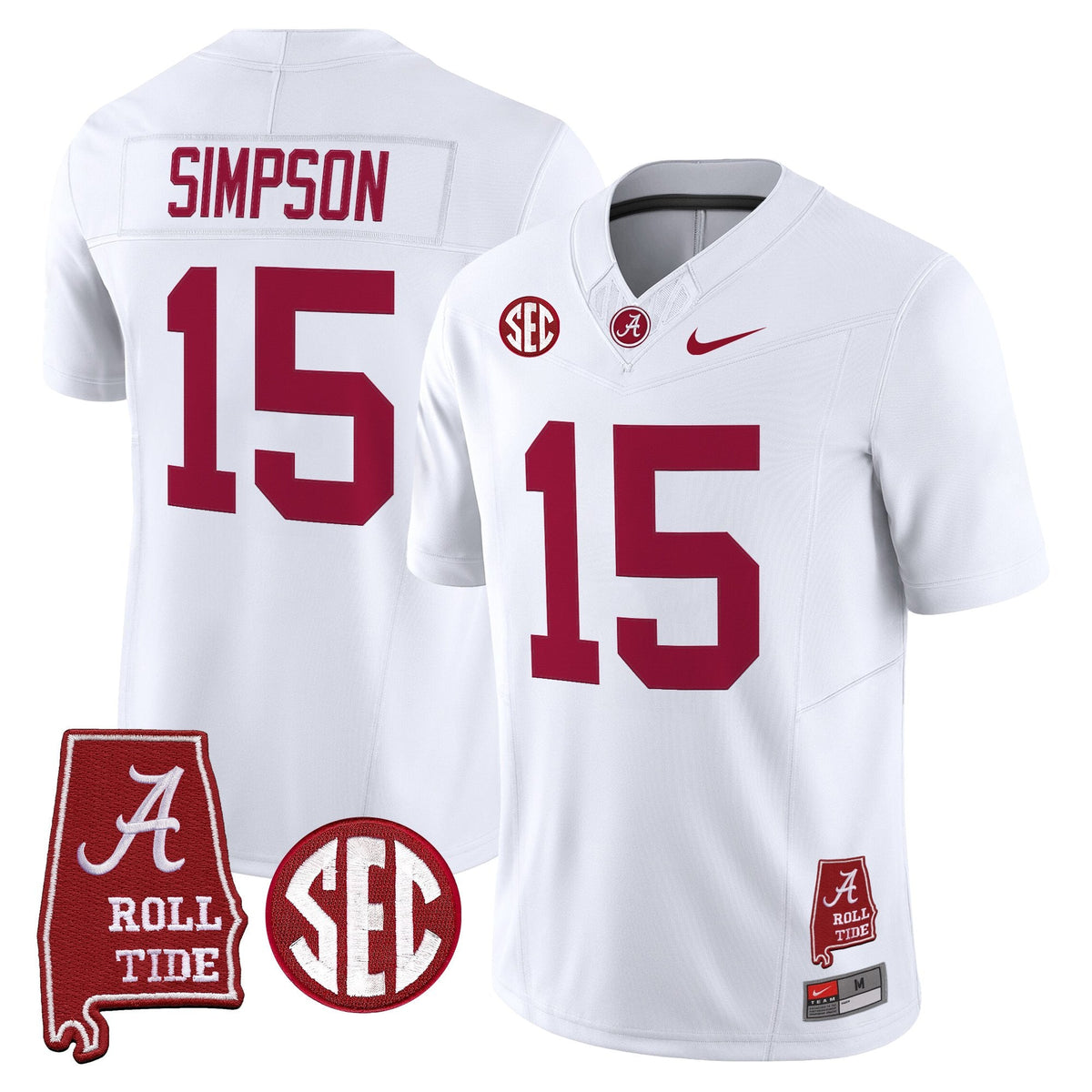 BAMA 2026 Vapor Limited Jersey - Alabama Map - Stitched