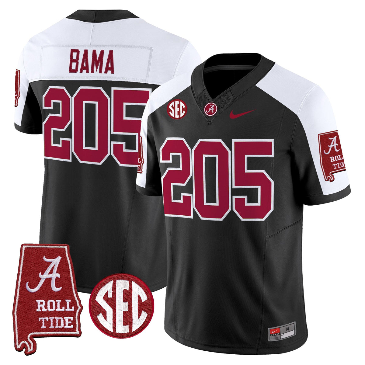 BAMA 2026 Vapor Limited Jersey - Alabama Map - Stitched