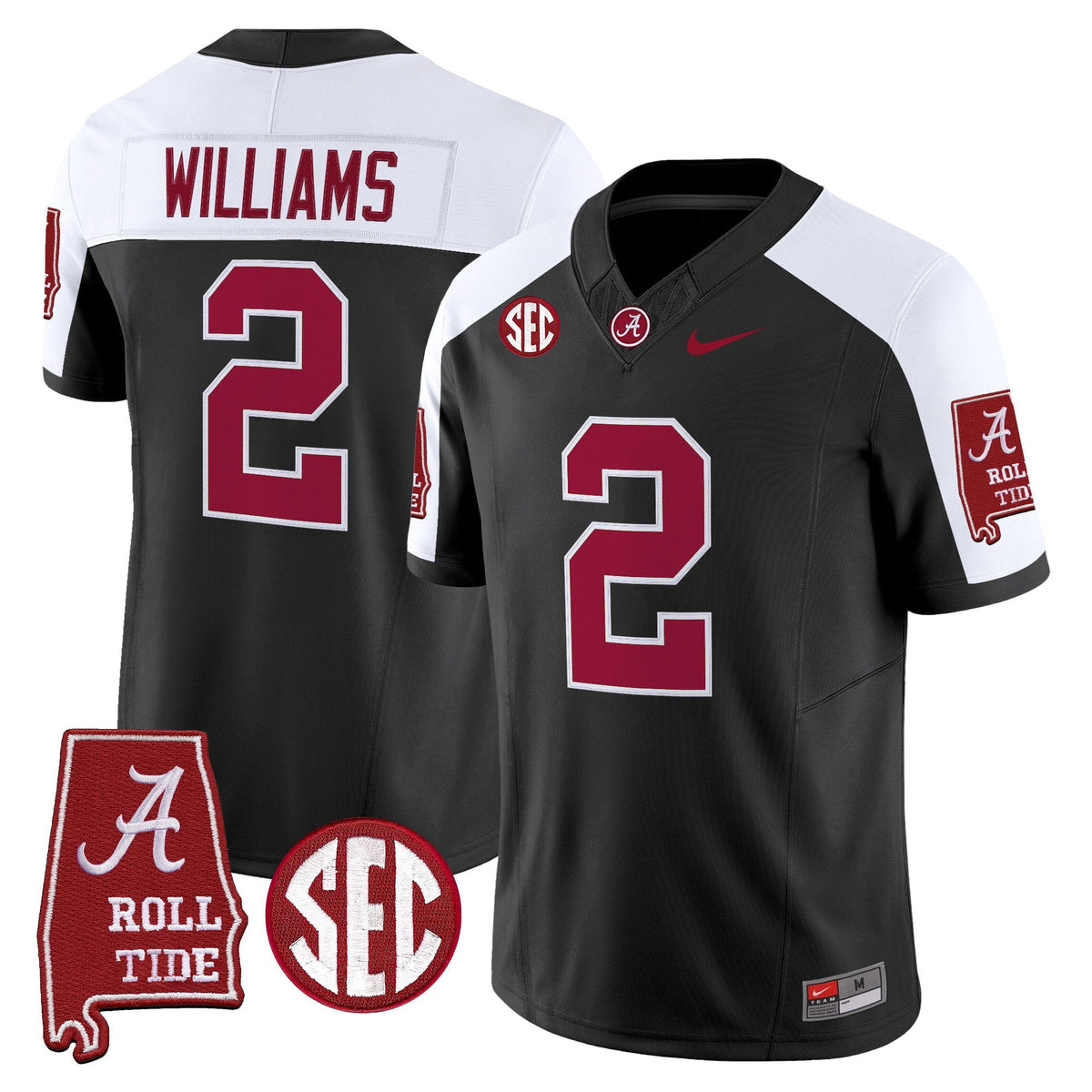 BAMA 2026 Vapor Limited Jersey - Alabama Map - Stitched