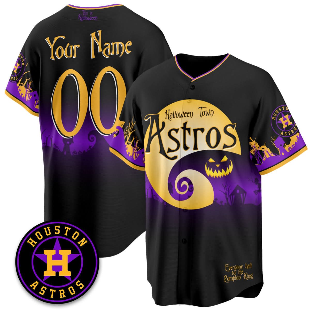 HA "Halloween Town" Limited Custom Jersey - Stitched