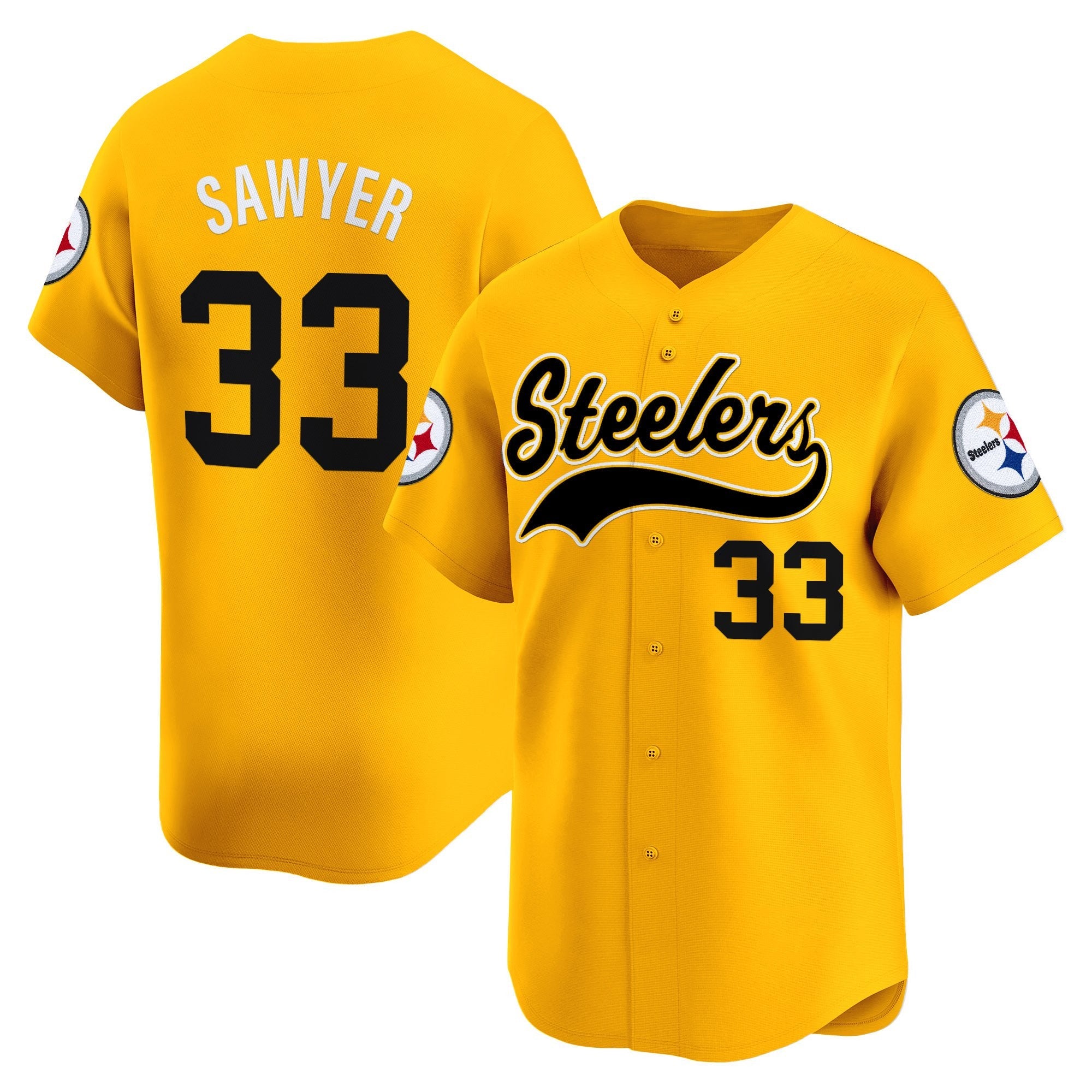 Men's Pittsburgh Steelers 2025 Vapor Baseball Jersey - All Stitched