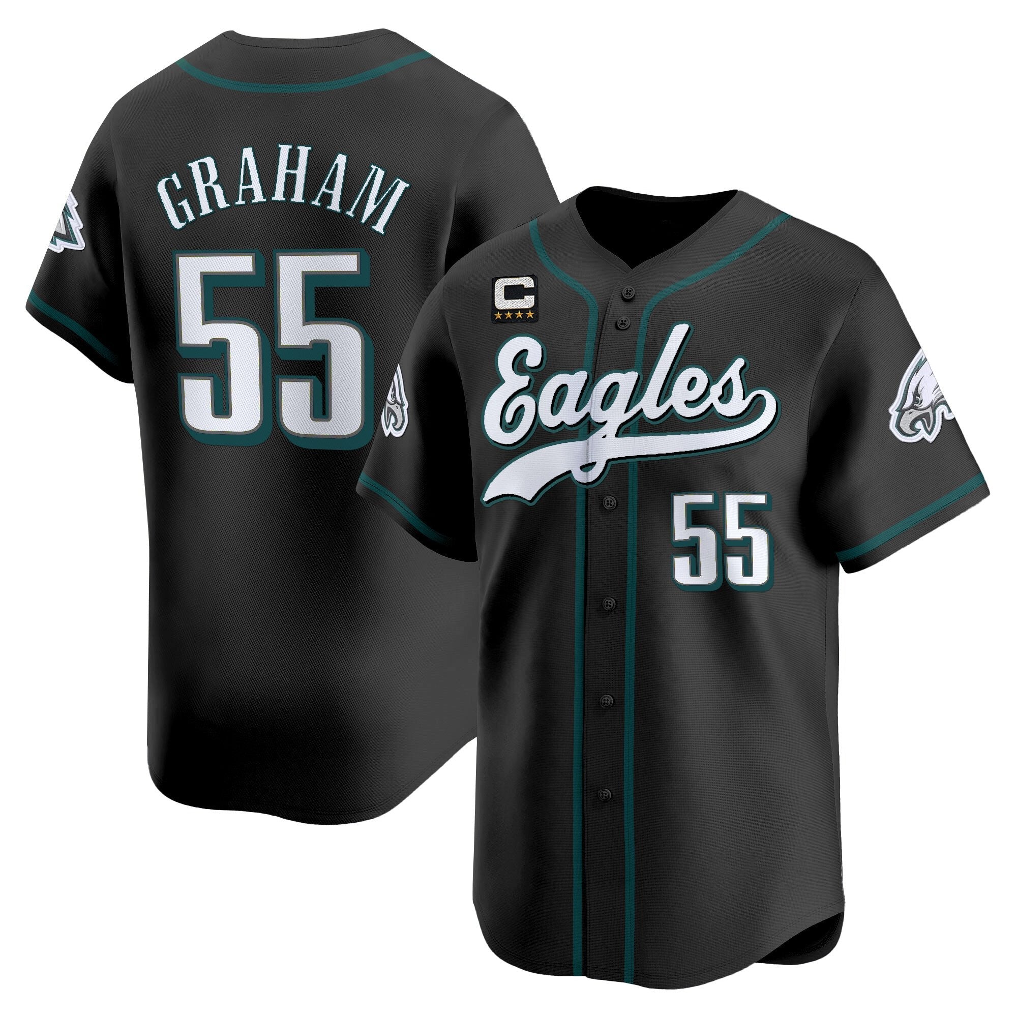 Men's Philadelphia Eagles 2025 Vapor Baseball Jersey - All Stitched