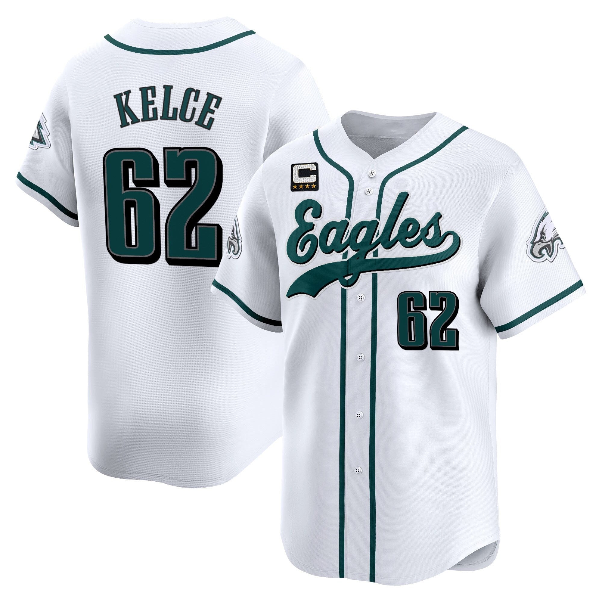 Men's Philadelphia Eagles 2025 Vapor Baseball Jersey - All Stitched