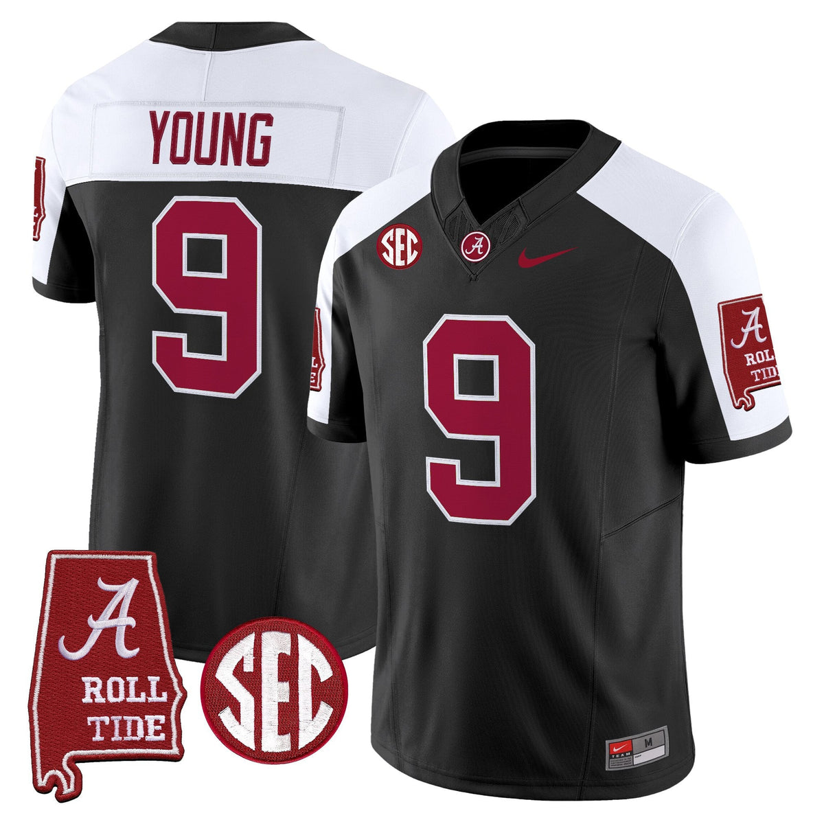 BAMA 2026 Vapor Limited Jersey - Alabama Map - Stitched