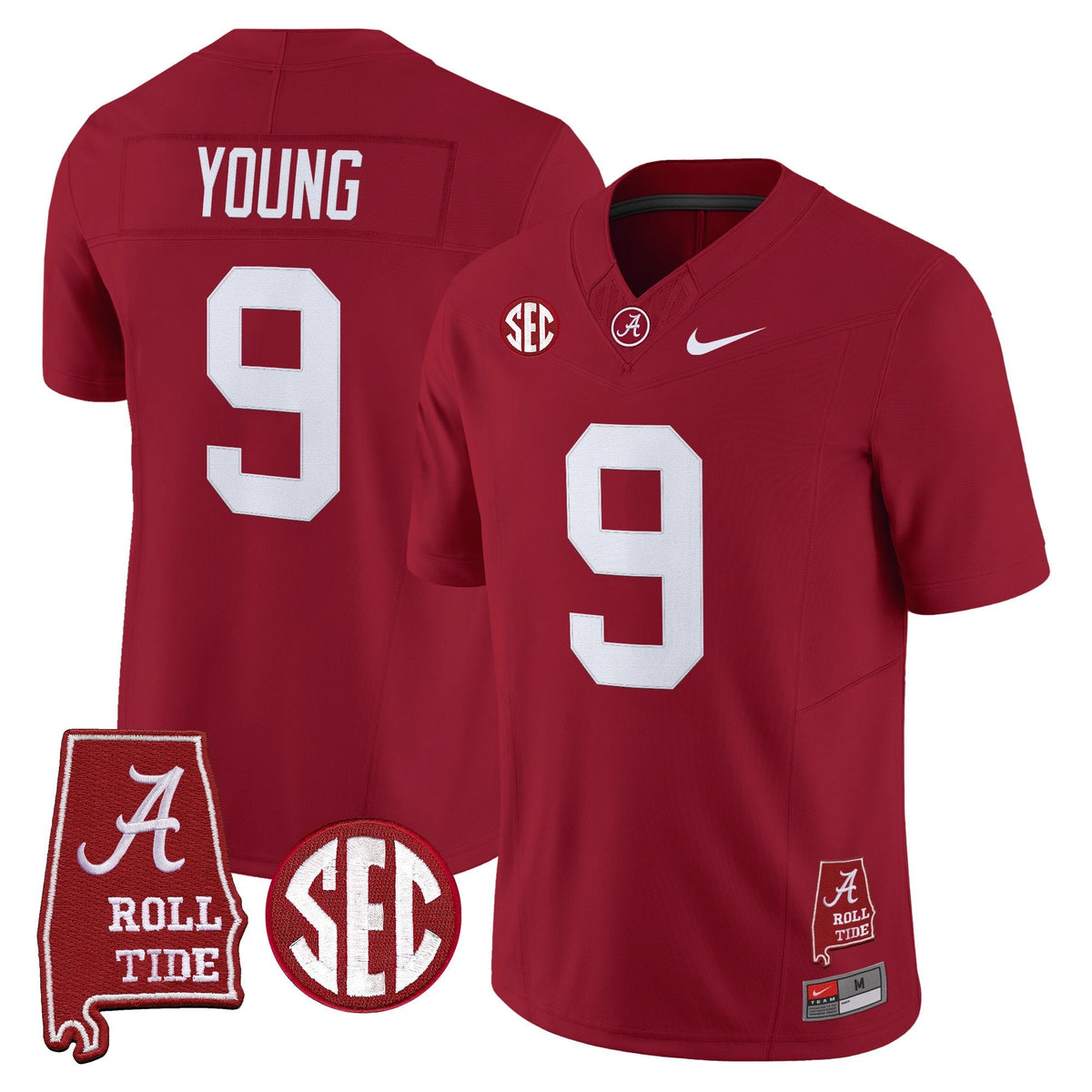 BAMA 2026 Vapor Limited Jersey - Alabama Map - Stitched