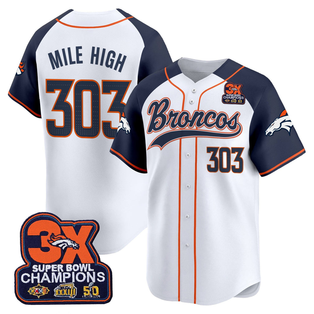 Men's Denver Broncos 2025 Vapor Baseball Jersey - All Stitched
