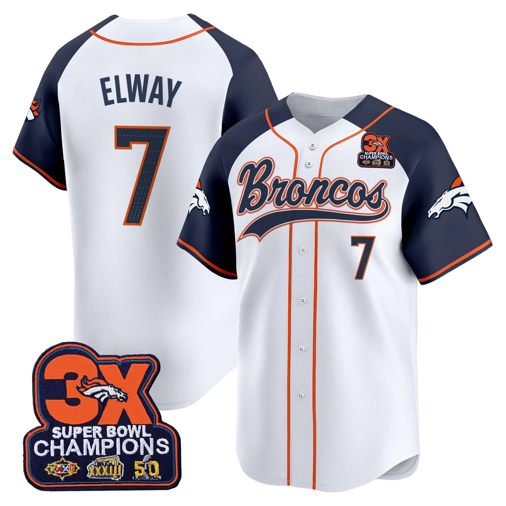 Men's Denver Broncos 2025 Vapor Baseball Jersey - All Stitched