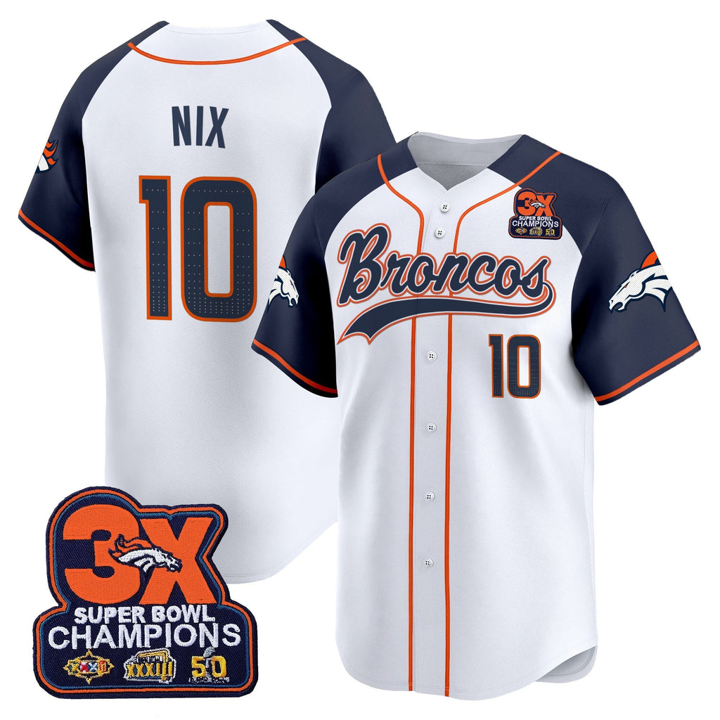 Men's Denver Broncos 2025 Vapor Baseball Jersey - All Stitched
