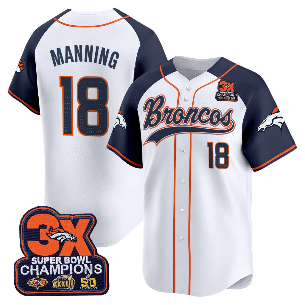 Men's Denver Broncos 2025 Vapor Baseball Jersey - All Stitched