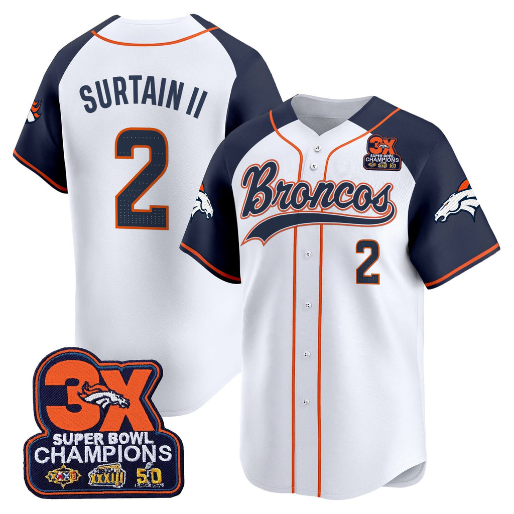 Men's Denver Broncos 2025 Vapor Baseball Jersey - All Stitched