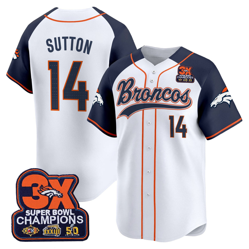 Men's Denver Broncos 2025 Vapor Baseball Jersey - All Stitched