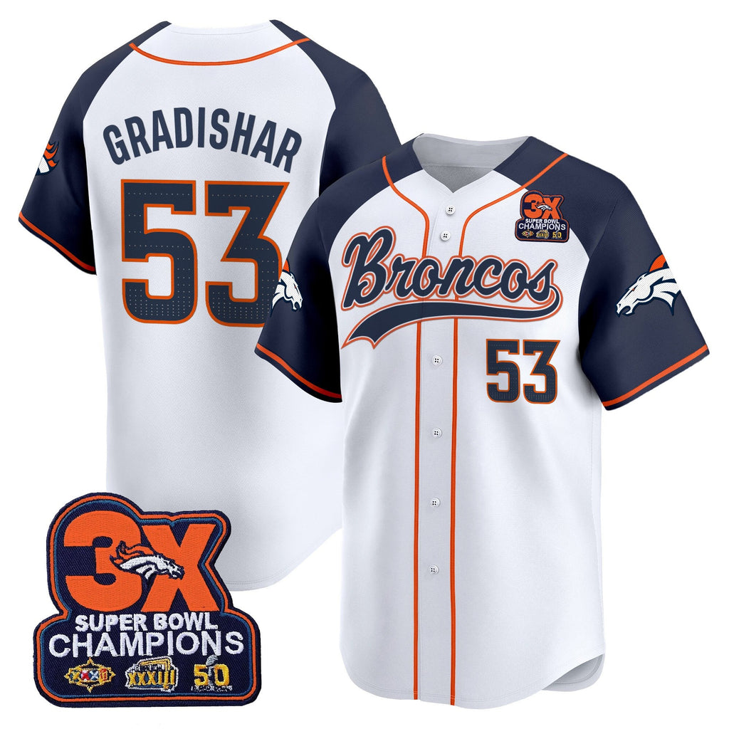 Men's Denver Broncos 2025 Vapor Baseball Jersey - All Stitched