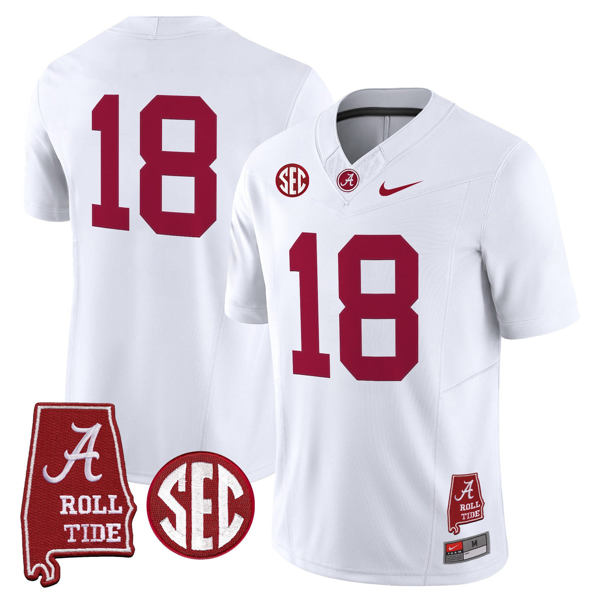 BAMA 2026 Vapor Limited Jersey - Alabama Map - Stitched