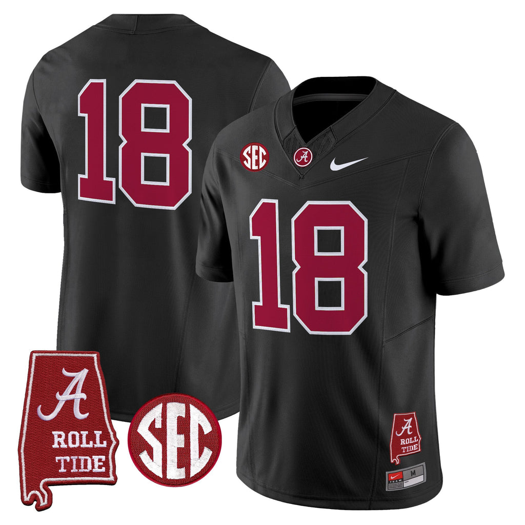BAMA 2026 Vapor Limited Jersey - Alabama Map - Stitched